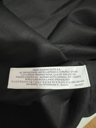 Camisa Massimo Dutti negra - M