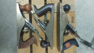 3 Cepillos carpintero Stanley, Fischer y Groz 