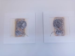 2 Cuadros decorativos 56x56cm