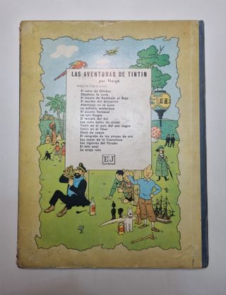 Stock de Coque - Tintin - Herge - Lomo de tela