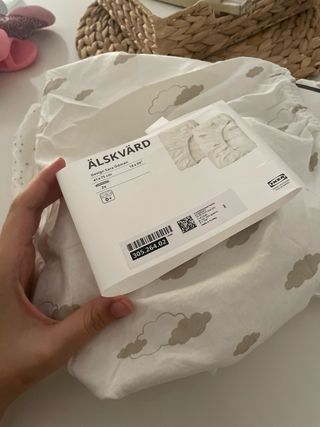 2 sábanas cunas bebé ALSKVÄRD 41x75 NUEVAS
