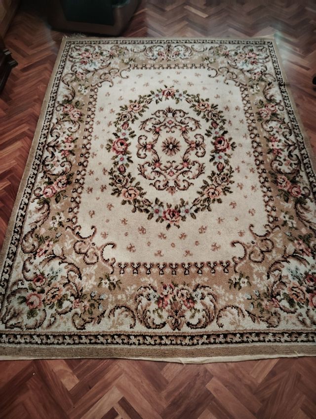 Alfombra vintage floral