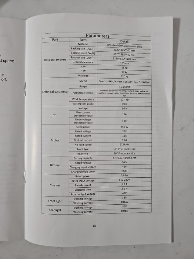 Patinete eléctrico EcoXtrem Linear