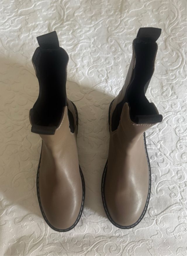 Botas H&M beige mujer