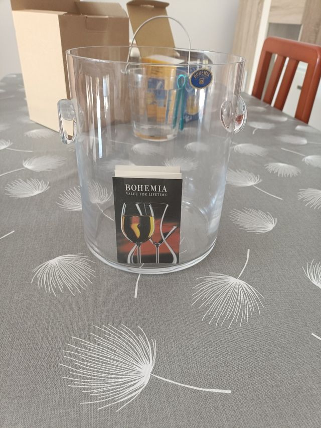 Cubitera para enfriar vino Bohemia Cristal