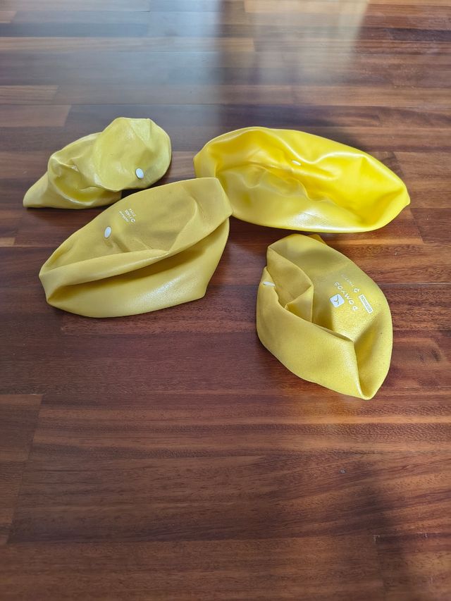 Lote de 4 Pelotas de Pilates Domyos - Amarilla