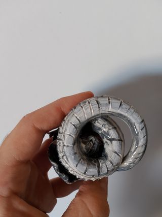 Sculture Ceramica Serpente Rosa