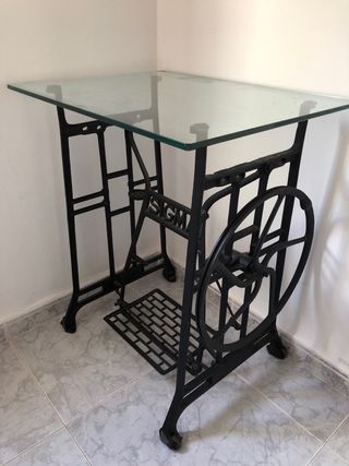 Mesa vintage Máquina Coser Sigma