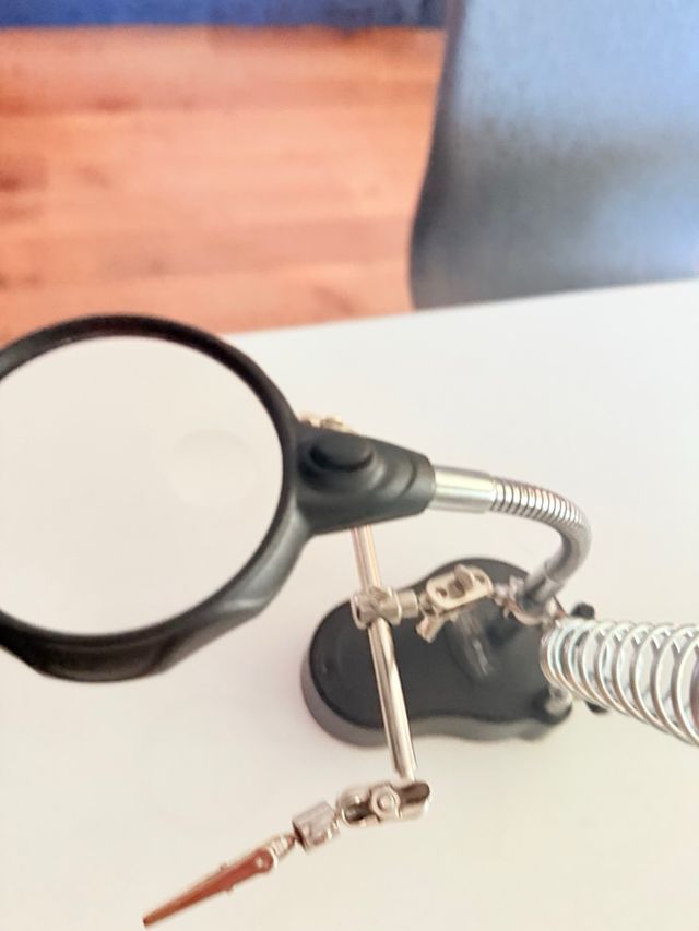 Porta lente d'ingrandimento per saldatura