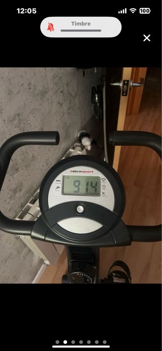 Bicicleta estática Ultrasport plegable