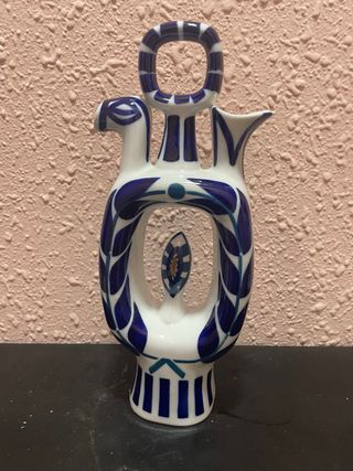 Botijo Sargadelos azul y blanco
