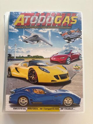 Álbum cromos coches Atodogas
