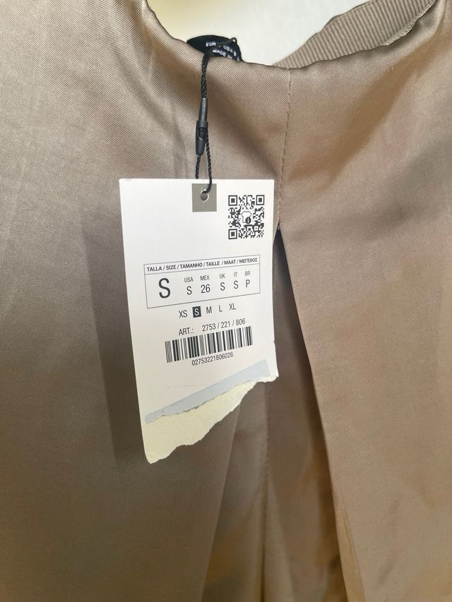 Pantalones palazzo Zara beige