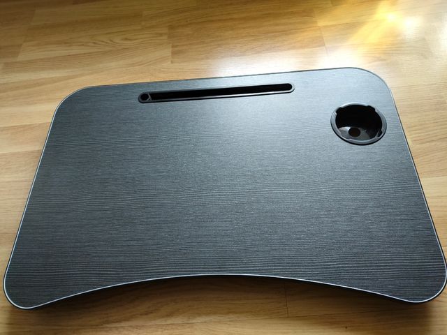 Mesa portátil plegable negra