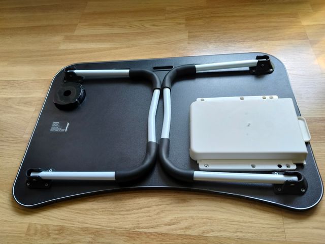 Mesa portátil plegable negra