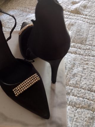 Scarpe Chiara Foscari nere con strass