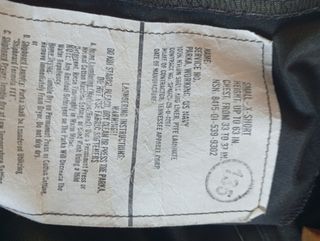 Chaqueta impermeable de la Us Navy 