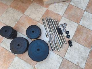 Juego mancuernas pesas 50kg