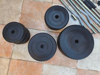 Juego mancuernas pesas 50kg