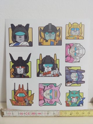 Sticker Transformers SD - 10 pezzi