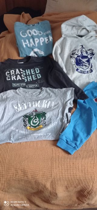 Sudaderas grises y azul marino