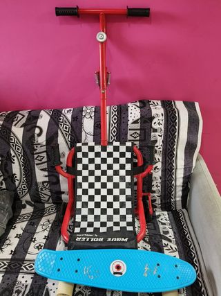 Patinete y monopatín infantil