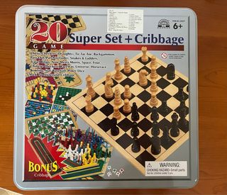 20 Juegos de Mesa + Cribbage nuevo 