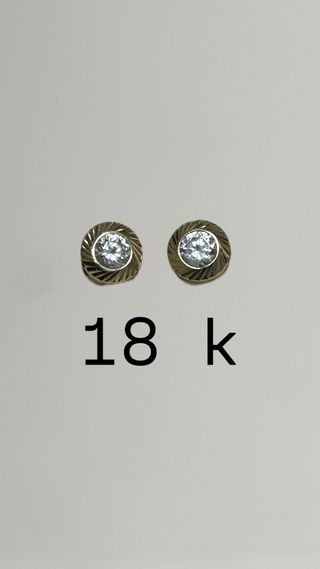Pendientes oro 18k