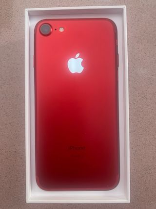 iPhone 7 rosso (128 GB) - in buone condizioni.
