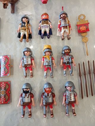 Playmobil Torre de Asedio y Julio César 