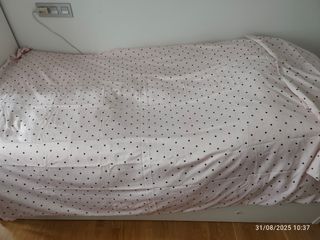 Funda nórdico 90cm - Rosa con lunares