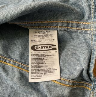 Camisa manga larga de hombre de G-Star Raw (S)