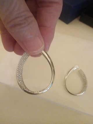 Orecchini Swarovski Argento Cristalli