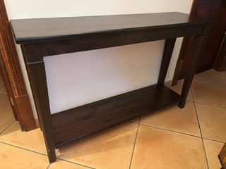 Consola madera marrón