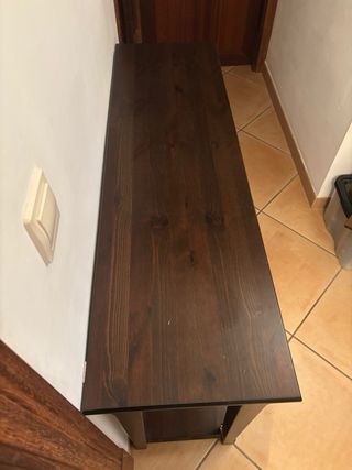 Consola madera marrón