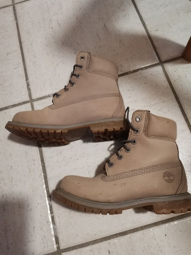 Timberland Scarponcini Beige 35