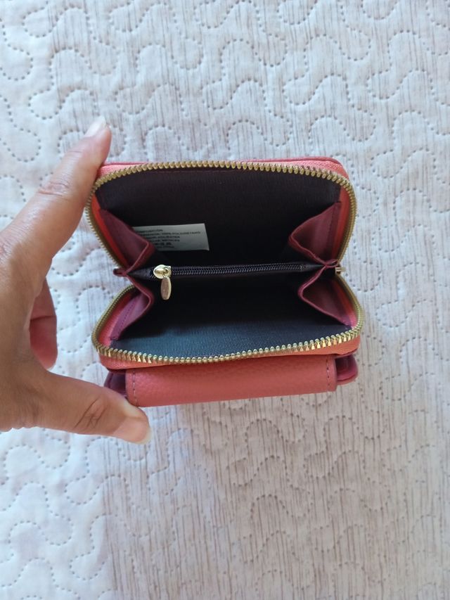 Monedero rosa mujer