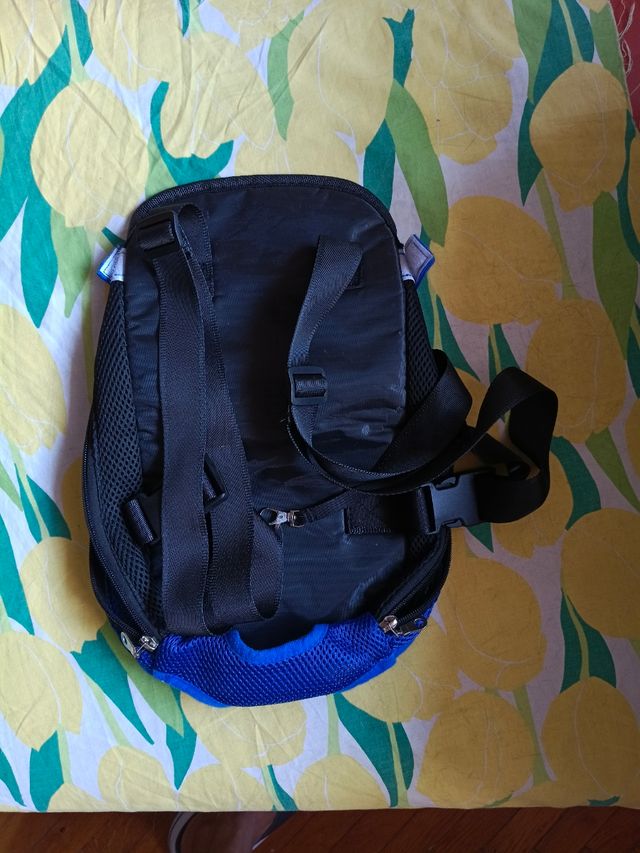 Cangurera Gato - Perro Azul y Negro
Talla L  Gato