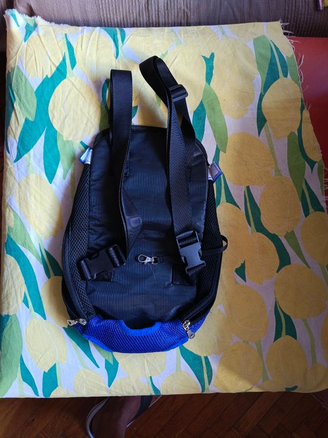 Cangurera Gato - Perro Azul y Negro
Talla L  Gato