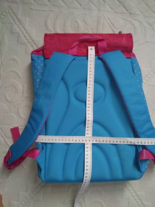 Zaino bimba rosa e azzurro