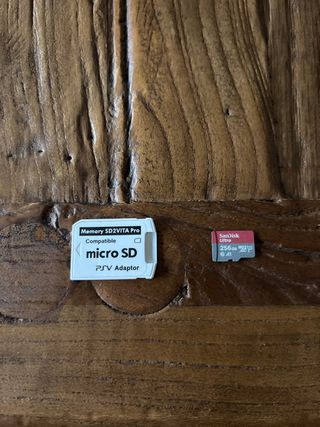Micro SD Sandisk 256GB + Adaptador PSVita