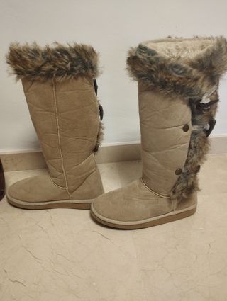 Botas borreguillo marrón