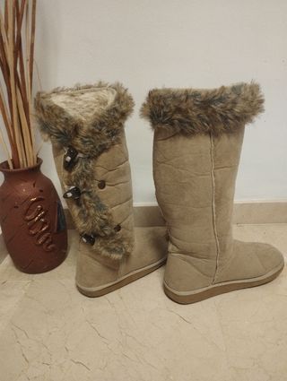 Botas borreguillo marrón