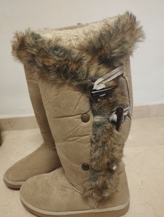 Botas borreguillo marrón