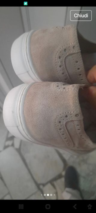 Scarpe classiche  sportive Inglesine N44 Pell beig