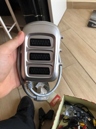 Cavi Scart e sdoppiatore e ciabatta