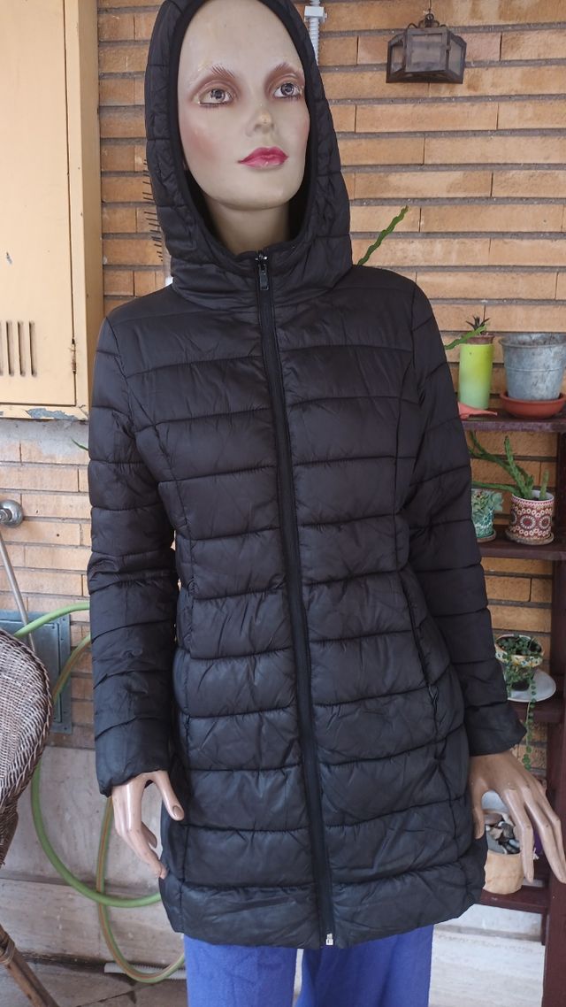 Piumino nero donna tg S