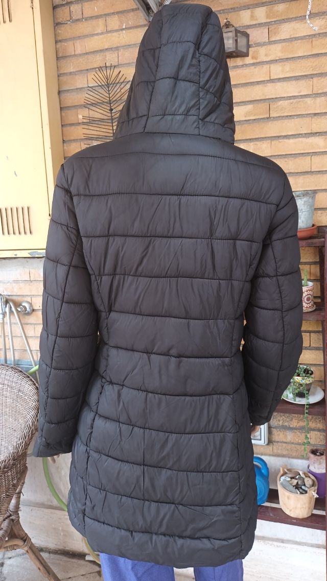 Piumino nero donna tg S
