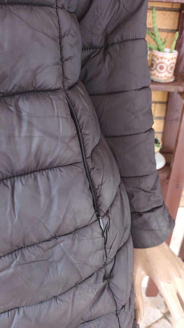 Piumino nero donna tg S