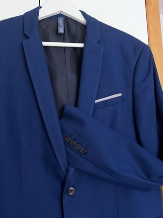 Traje Zara azul marino - talla L